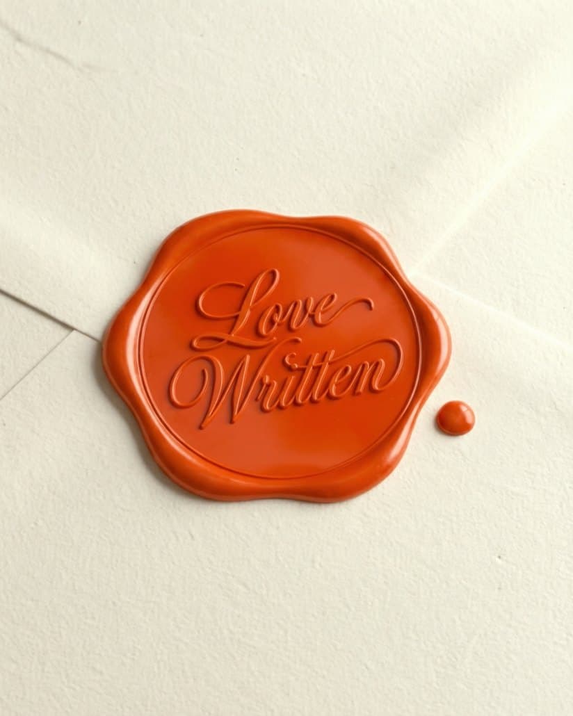 LoveWritten wax seal